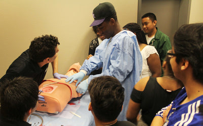 STEM Students Learn that Working with Medical Dummies Takes Real Smarts