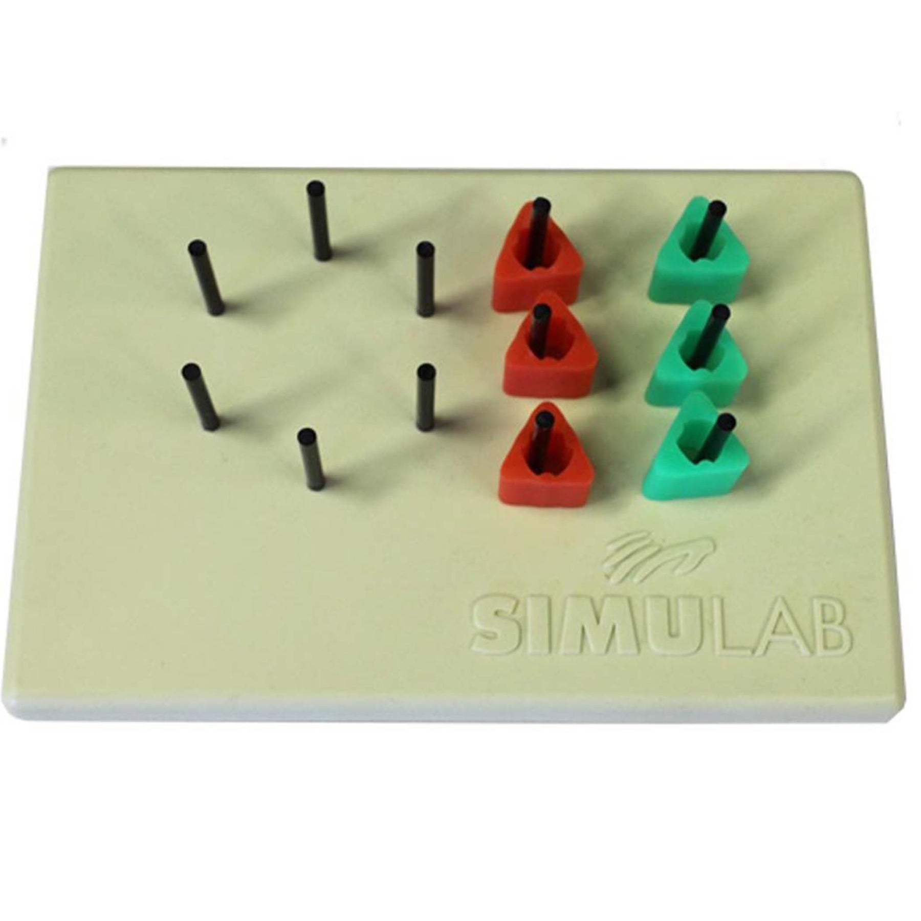 Peg Transfer Board with Triangles Simulab Corporation