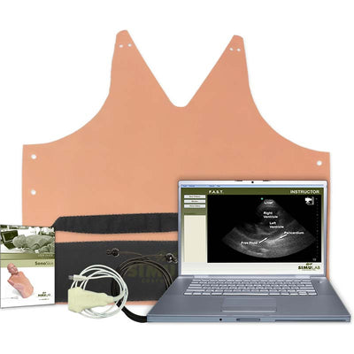 SonoSkin Ultrasound Diagnostic Wearable for FAST and eFAST Training